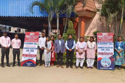 ग्रिजली कॉलेज ऑफ एजुकेशन में रोजगार मेला सफलतापूर्वक संपन्न