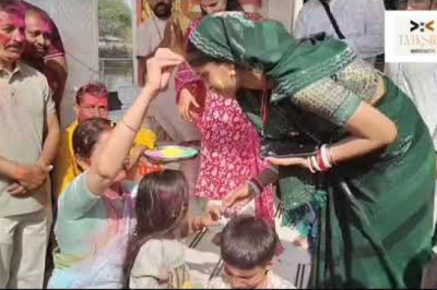 केंद्रीय मंत्री अन्नपूर्णा देवी के घर भव्य होली मिलन | कोडरमा में नेताओं-कार्यकर्ताओं ने खेली होली